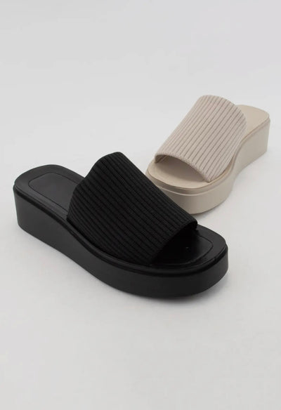 Farley platform sandal