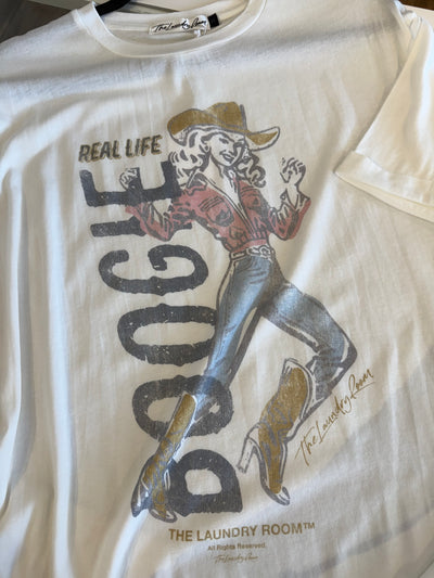 Real life boogie oversized tee