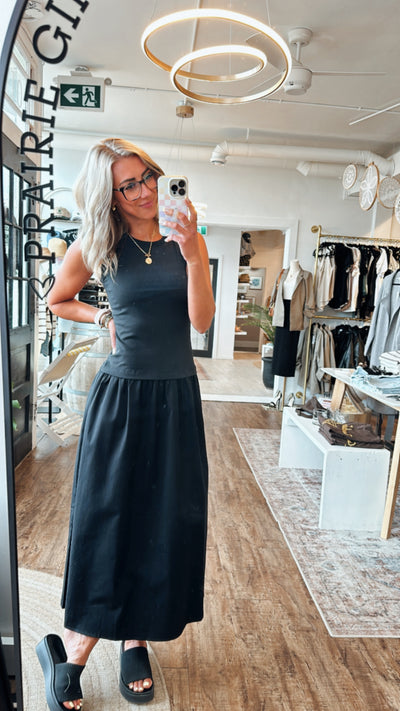 Drop waist dress