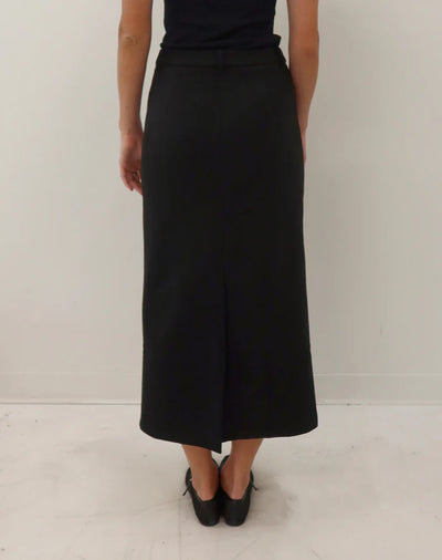 Suede Pencil Skirt