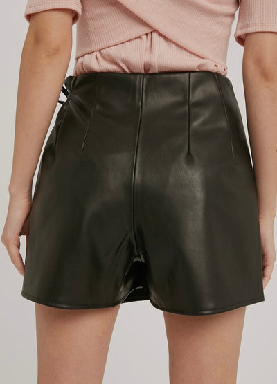 Leather Skort