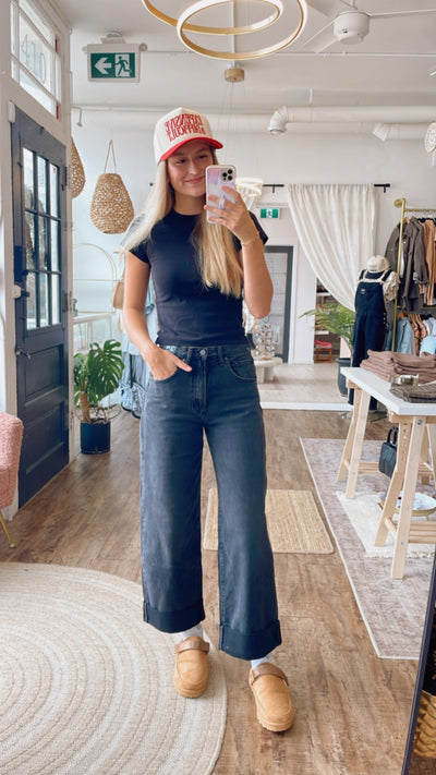 Be Easy Wide Leg Crop