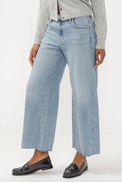 Isbister High Rise Angled Seam Wide Leg Jeans