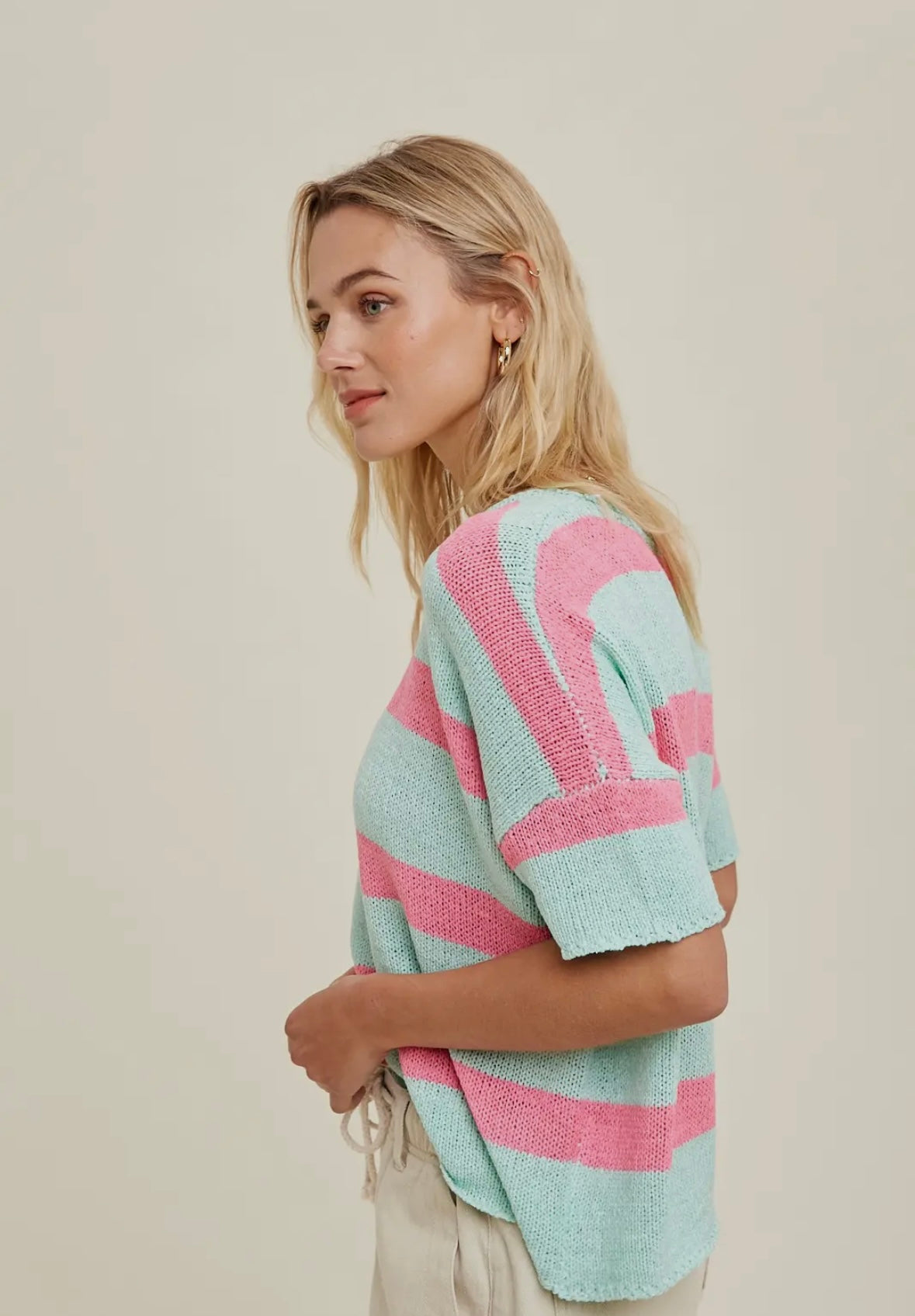 Stripe beachy sweater