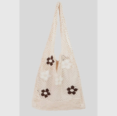 Flower cotton tote