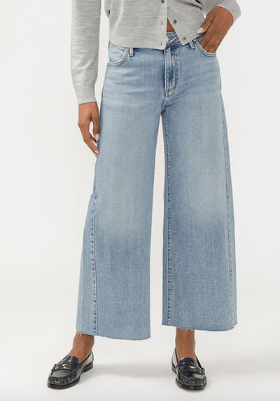 Isbister High Rise Angled Seam Wide Leg Jeans