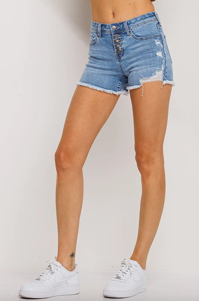 Ave stretchy denim short