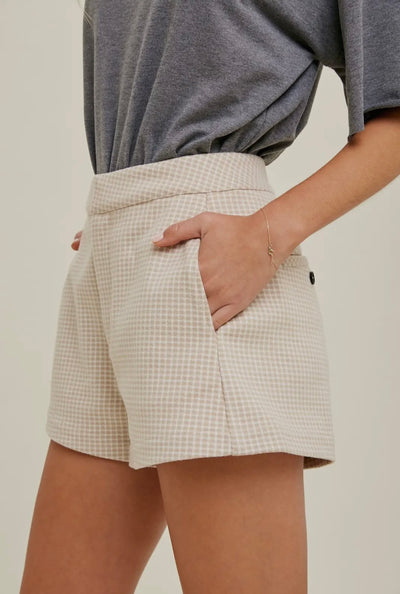 Plaid shorts