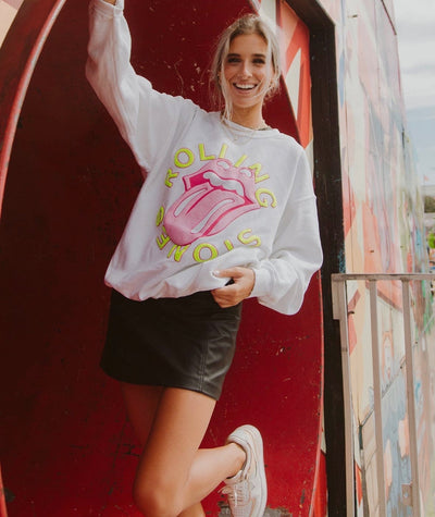 The rolling stones crewneck sweatshirt