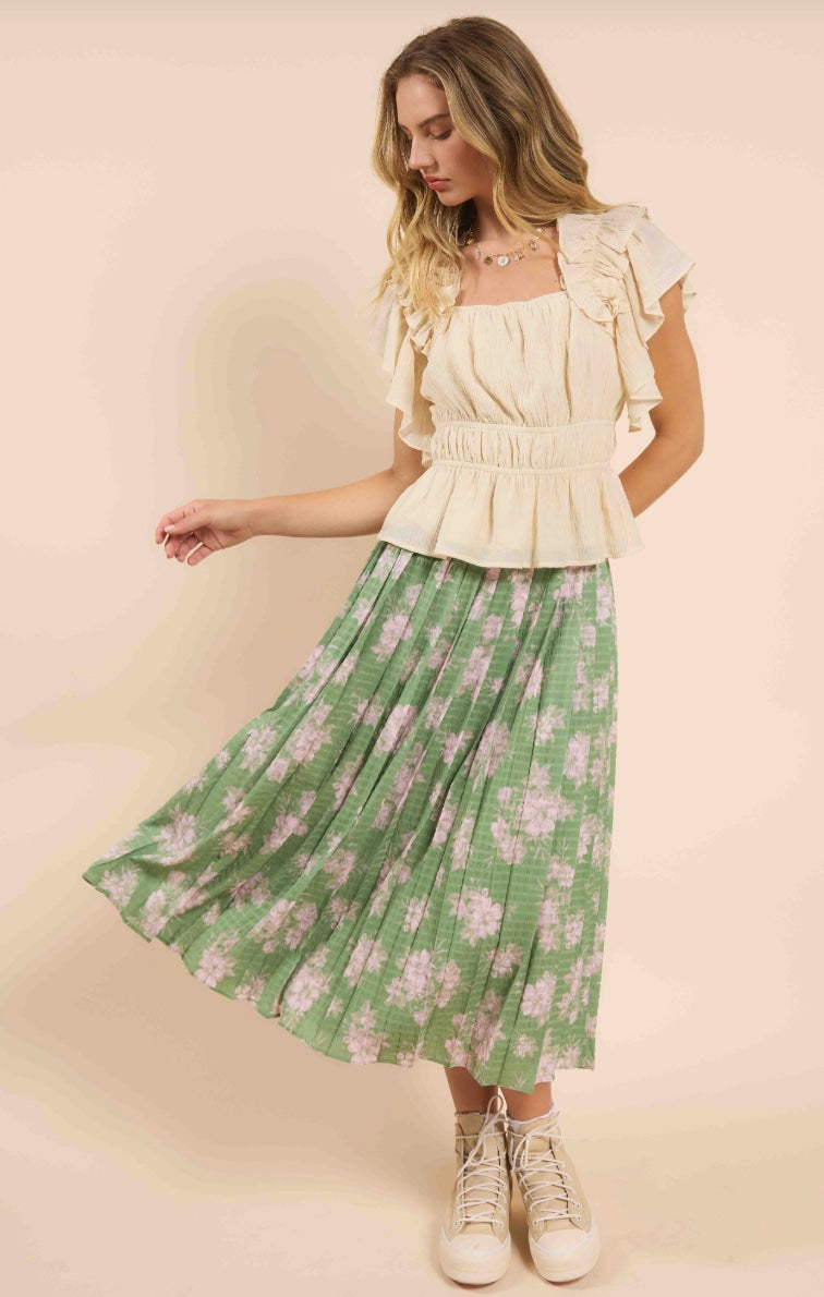 Rainy days midi skirt