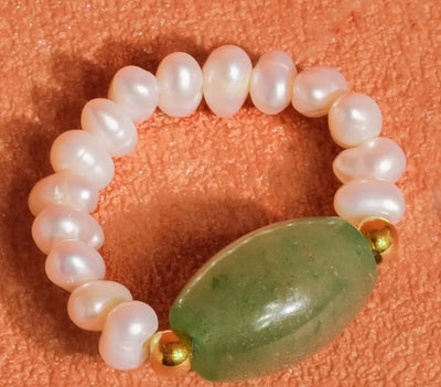 Henly Pearl Stone Ring