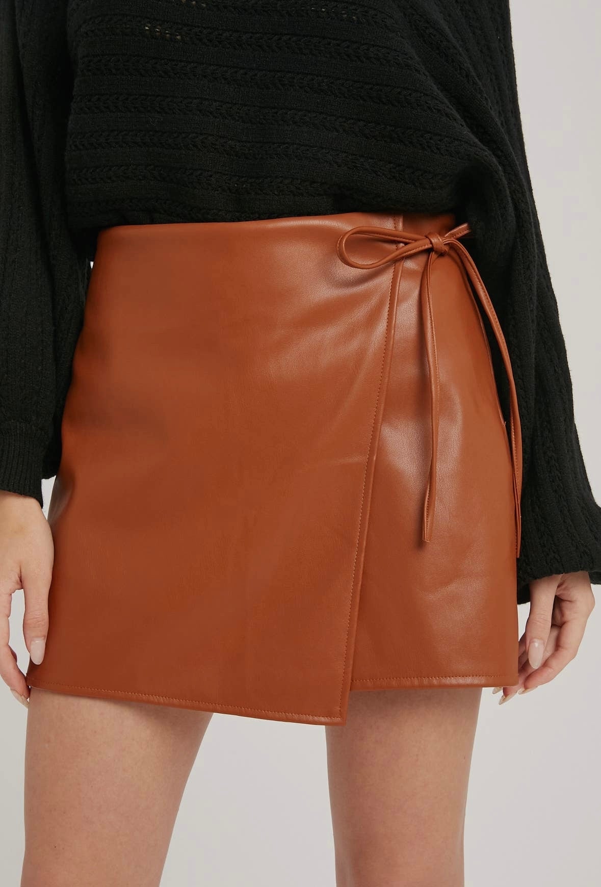 Leather Skort