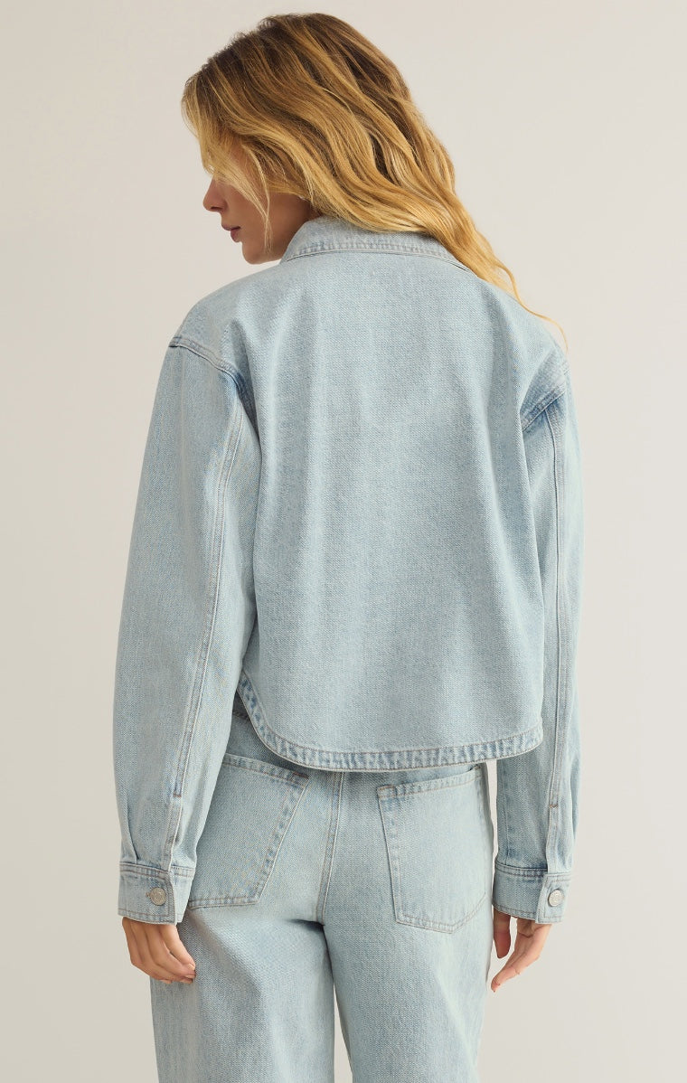 All Day Cropped Denim Jacket