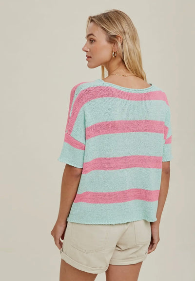 Stripe beachy sweater