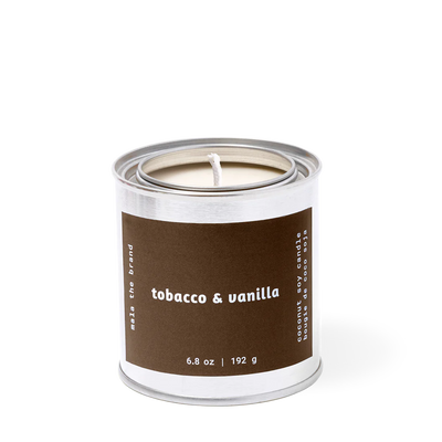 Tobacco and Vanilla | Oud + Cherry + Tobacco Mala candle