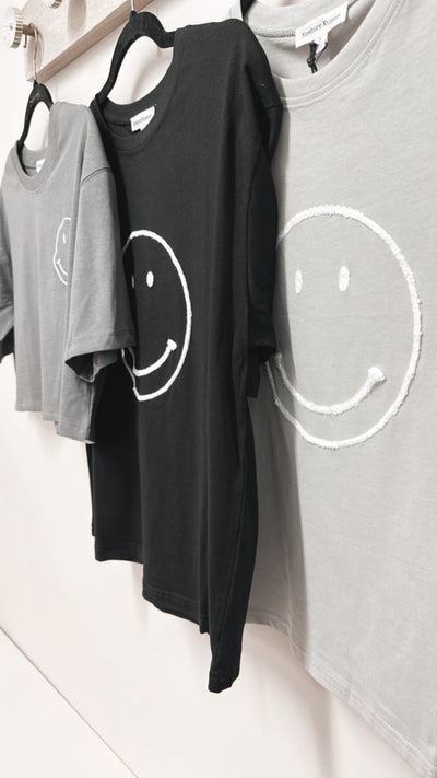 Embroidered Smiley T-shirt