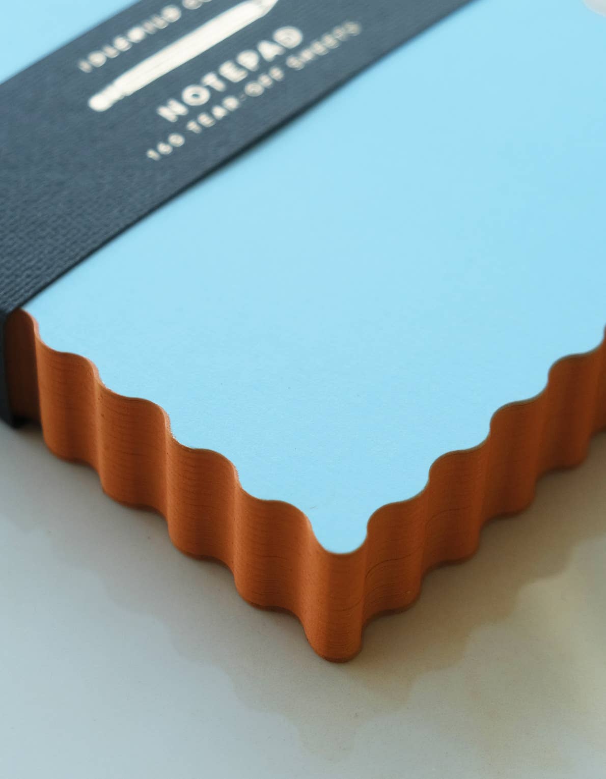Mini Wave Shaped Notepad | Teal + Orange – Prairie Girl the label