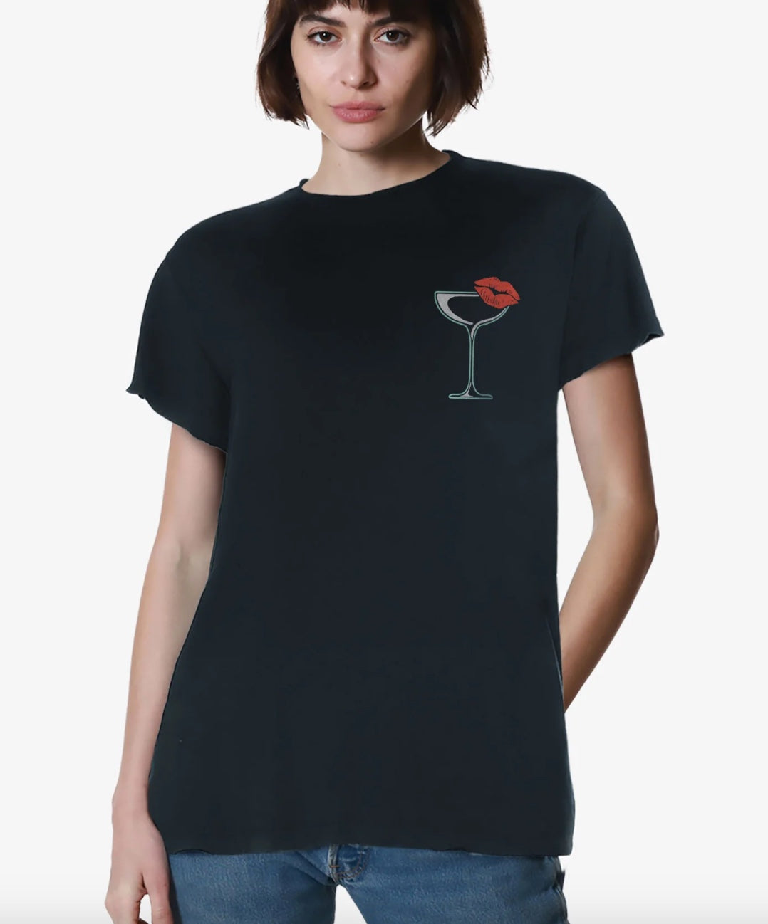 Tall & strong vintage black t