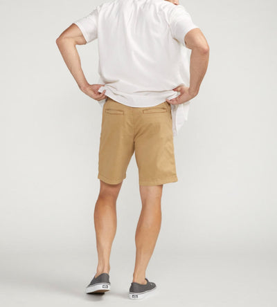 Mens pull on Chino short- Silver Jeans