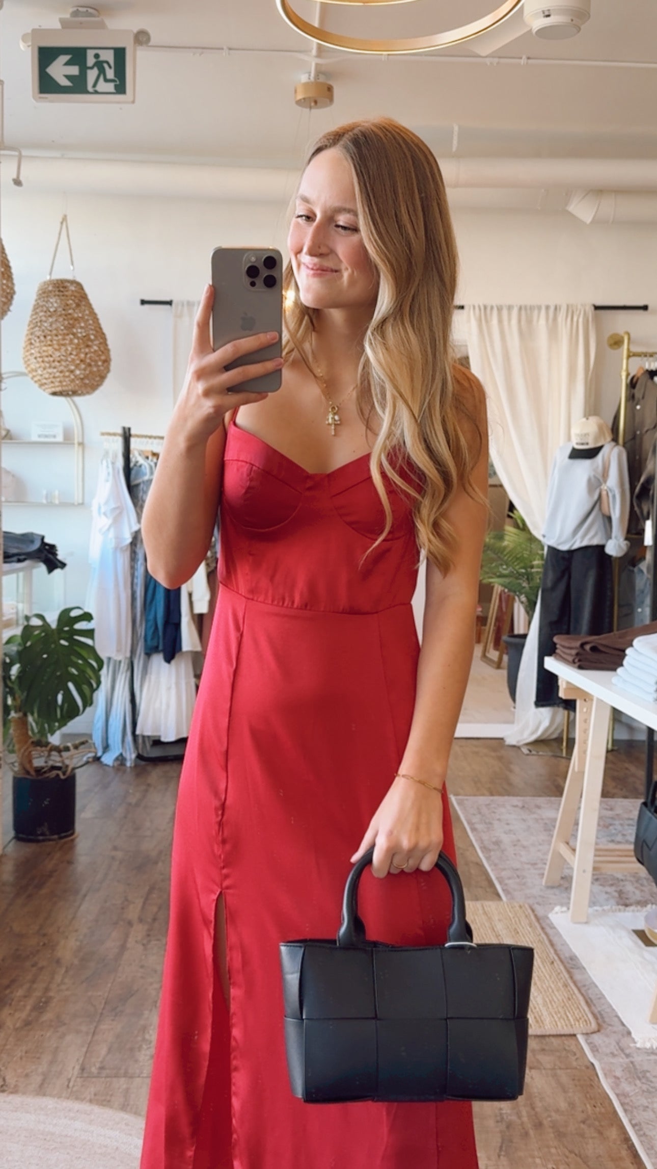 Romy Satin Midi Dress