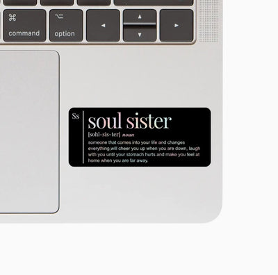 Soul Sister Definition Holographic Vinyl Sticker