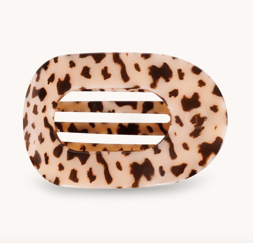Teleties Medium Flat hair clip round