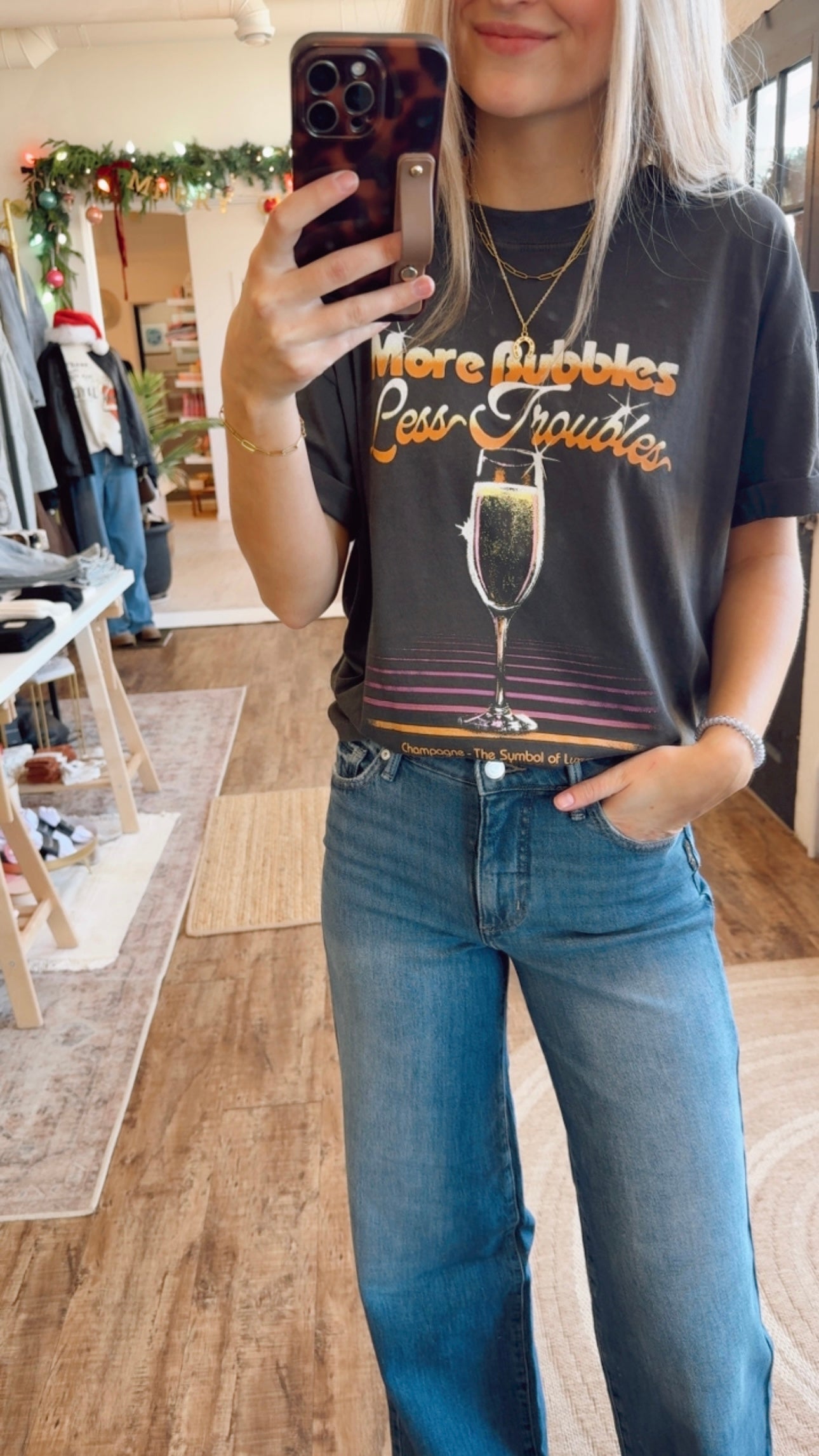 More Bubbles Boyfriend Tee
