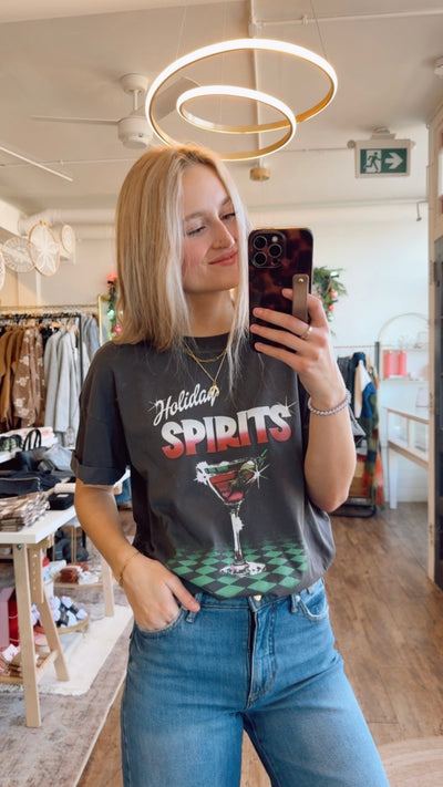 Holiday Sprits Boyfriend Tee