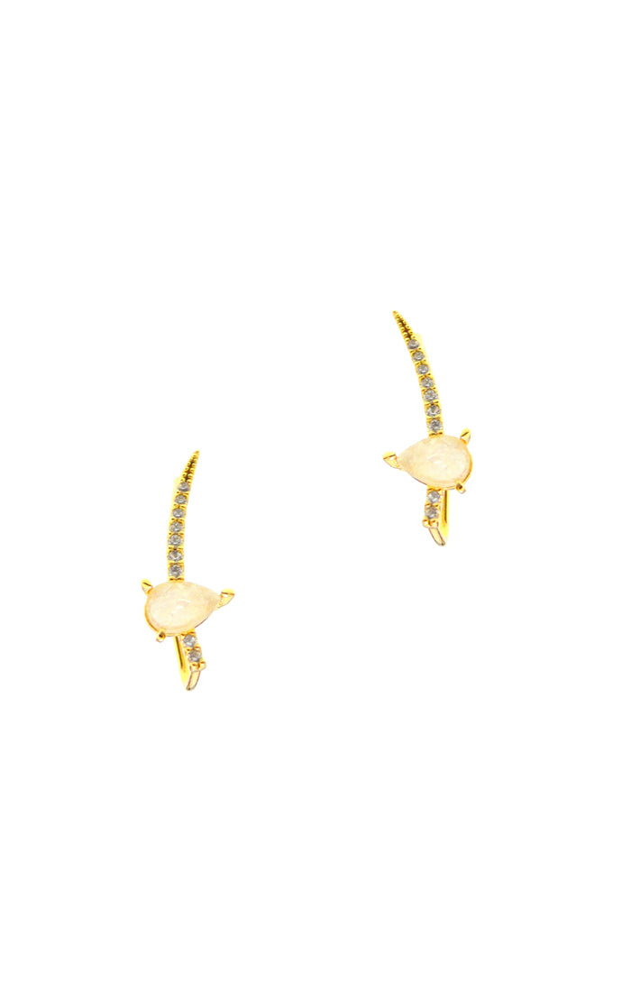 TAI single stone crawler earring