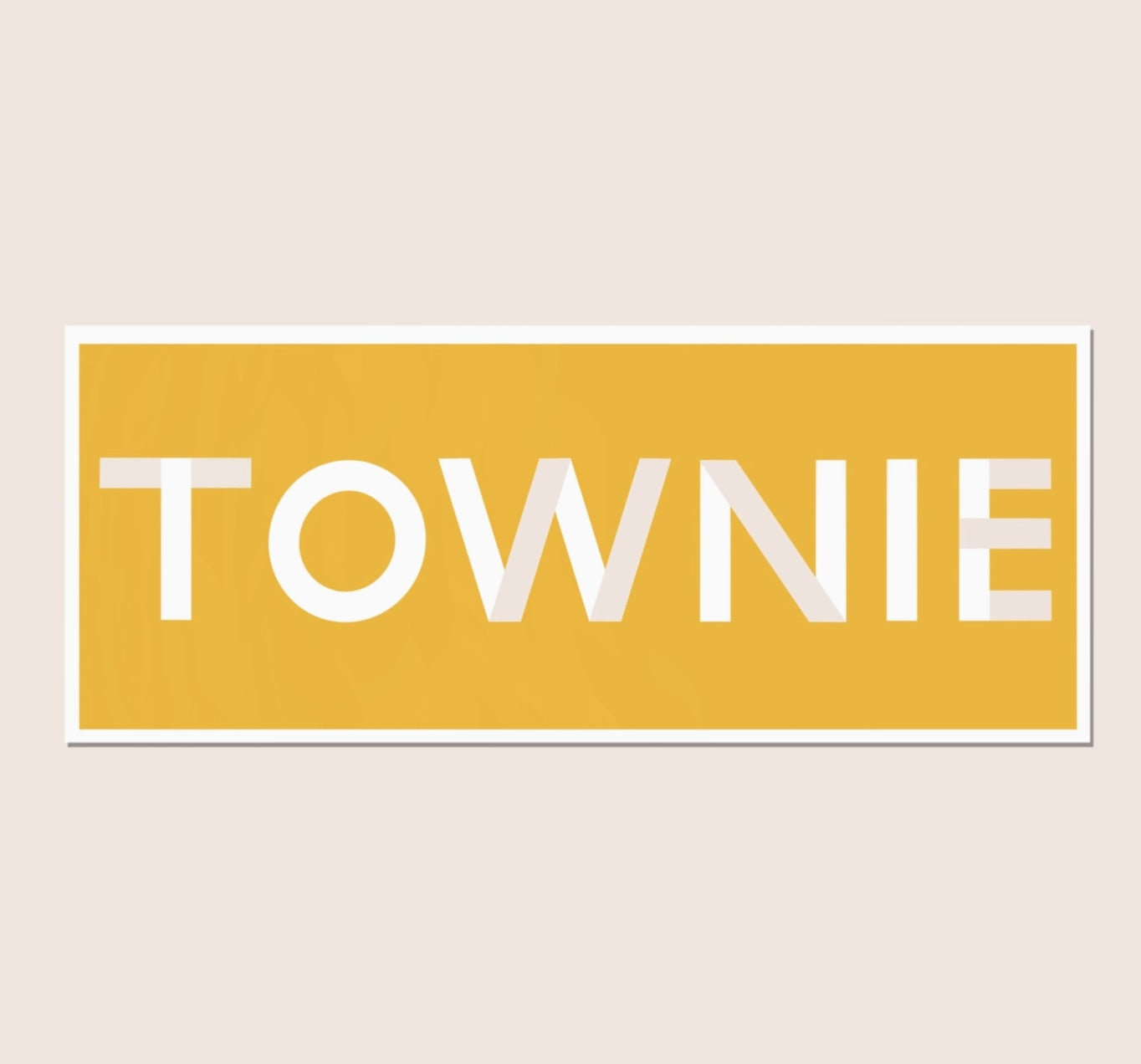 Townie Vinyl Sticker