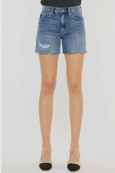 High Rise dani denim short