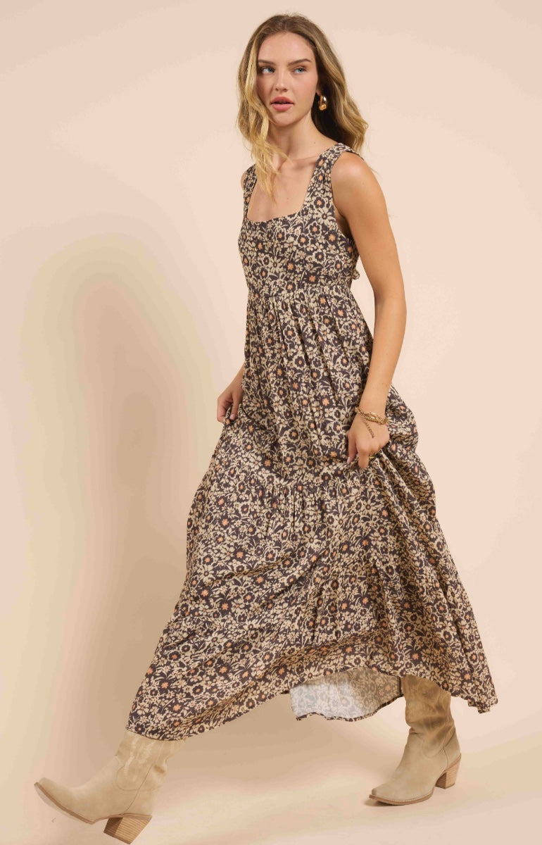 Desert sunset maxi dress