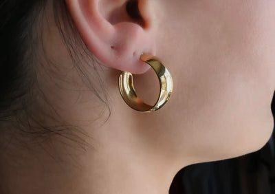 Chunky Dome Hoop earrings