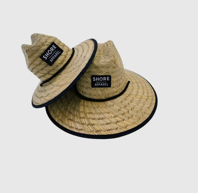 Shore apparel lagoon straw hat (adult & kid)