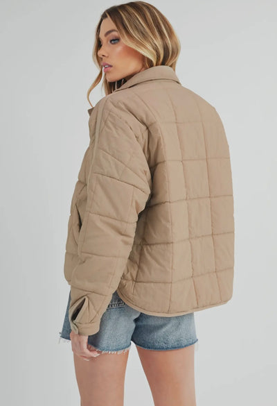 Quilted puffer jacket