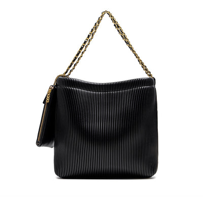 Isabella pleated shoulder bag- Pixie Mood