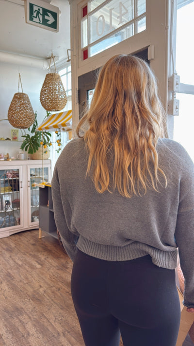 'Local' Crop Sweater