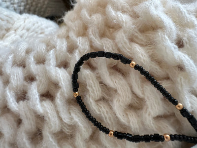 Seed bead anklet