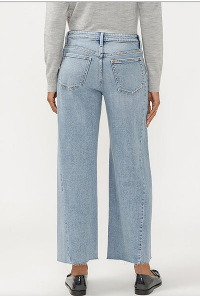 Isbister High Rise Angled Seam Wide Leg Jeans