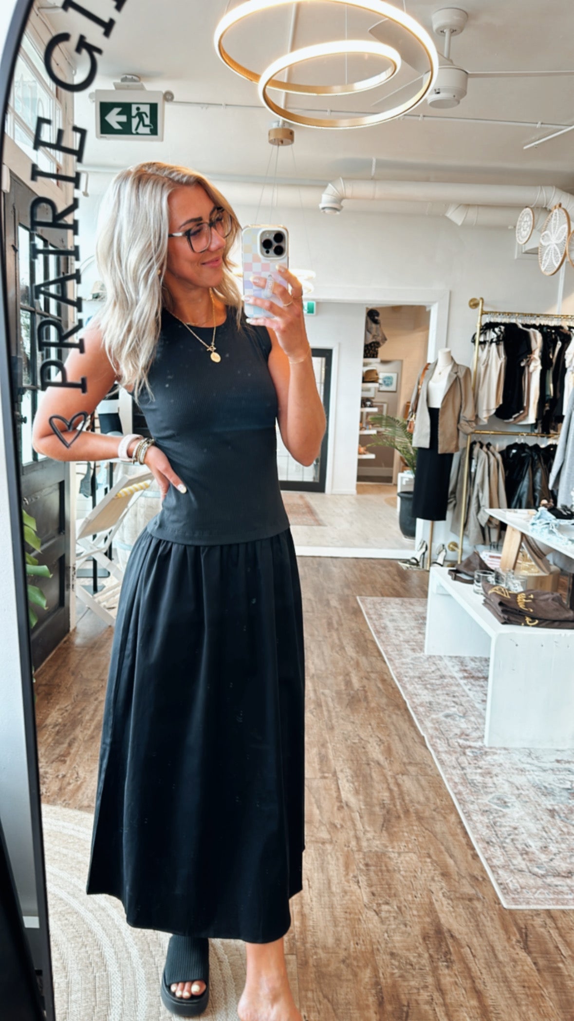 Drop waist dress