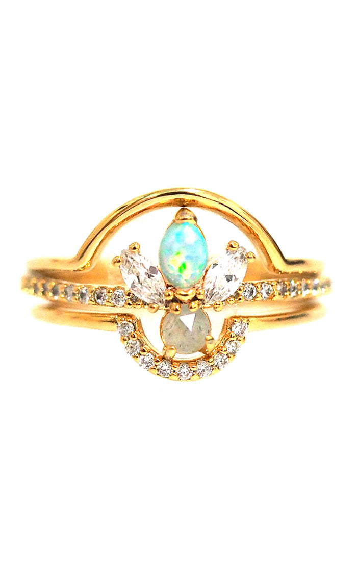 TAI opal stacking ring