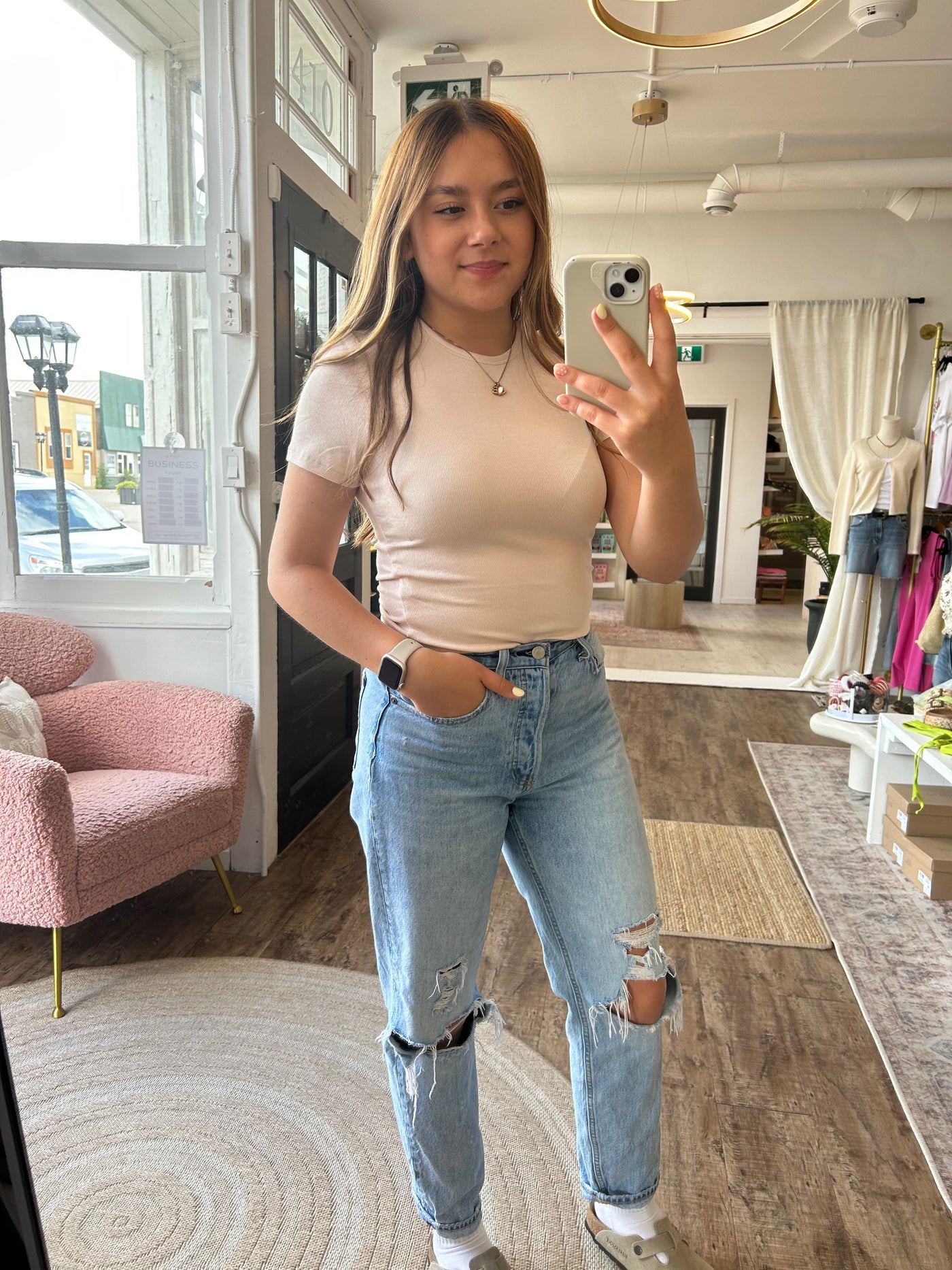 Ronan Fitted Crop Tee