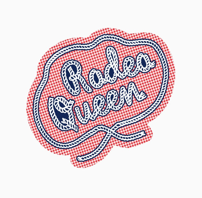 Rodeo Queen Cowgirl High Quality Vinyl Sticker