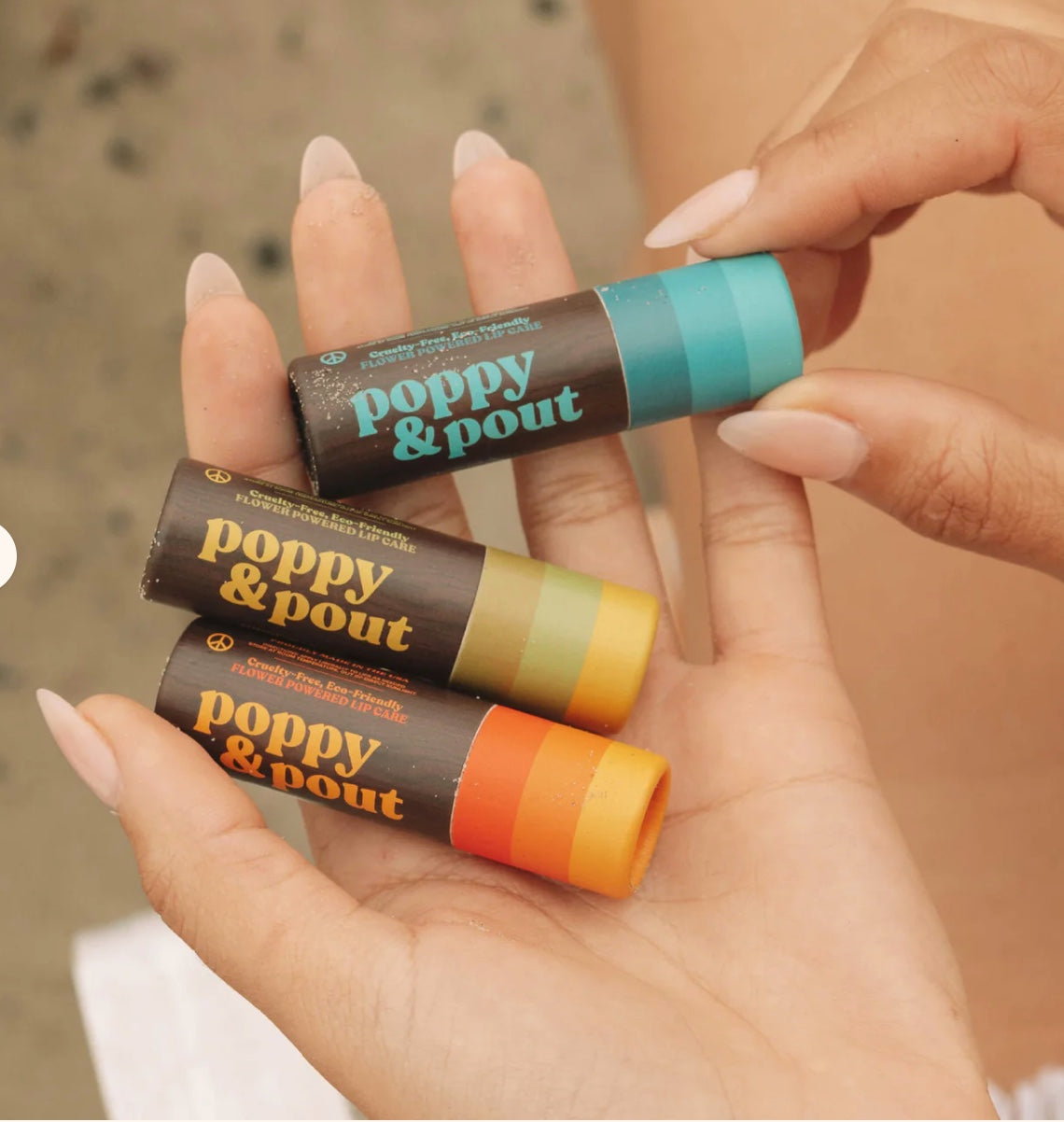 Poppy & Pout, Retro surf lip balm