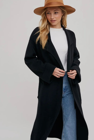 Effortless trench coatigan