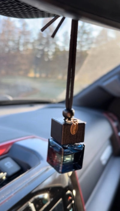 Glass Car Diffuser (heart + soul)