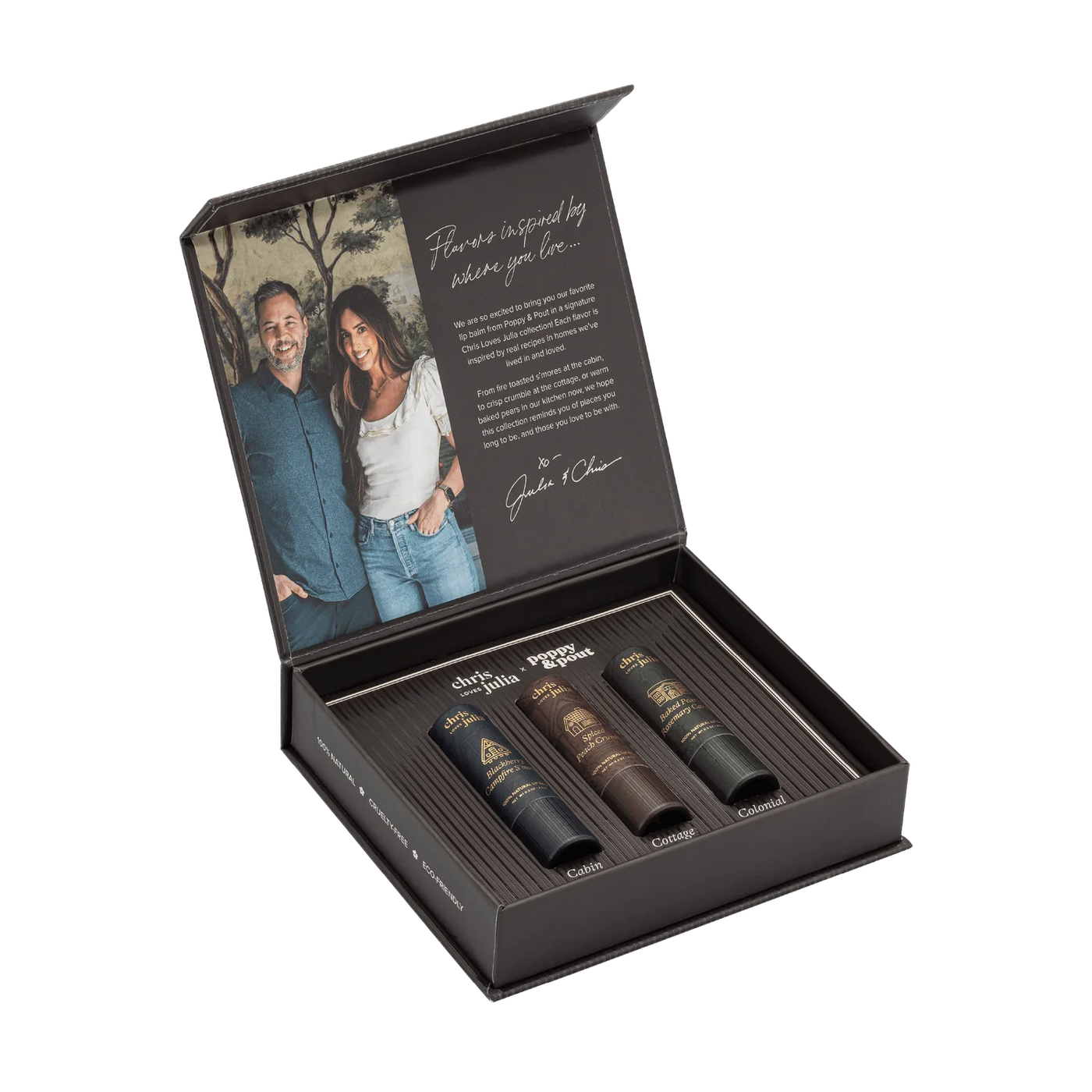 Chris Loves Julia Lip Balm Trio Gift Set