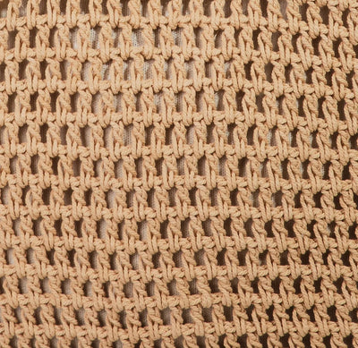 Straw Braided Rectangle Tote Bag