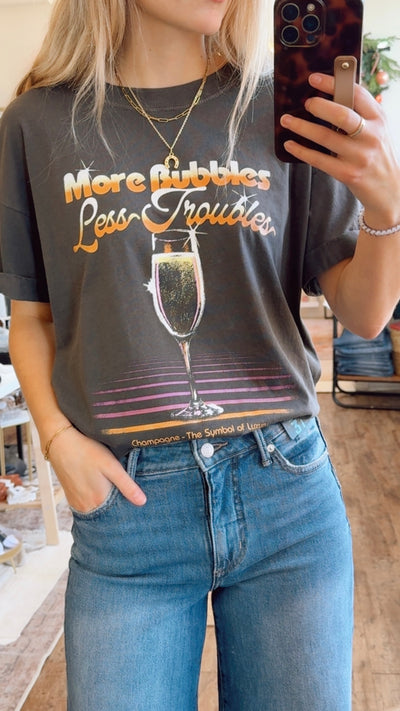 More Bubbles Boyfriend Tee