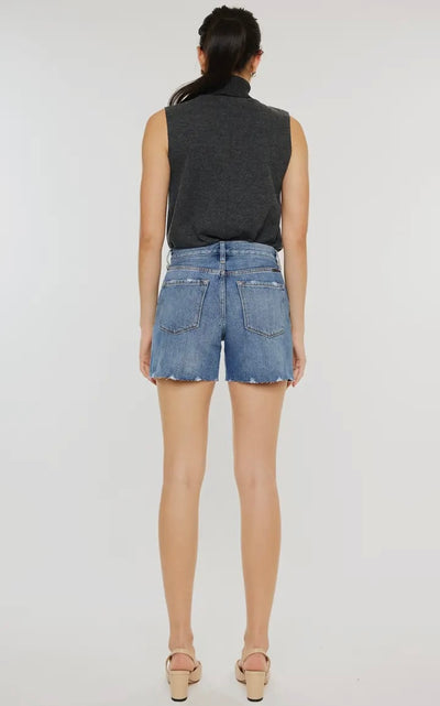 High Rise dani denim short